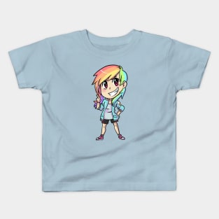 Chibi Rainbow Dash Kids T-Shirt